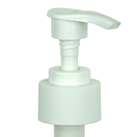 Lotion Pump - 28/410 - White - Ribbed - 229mm Dip Tube(1000/case)