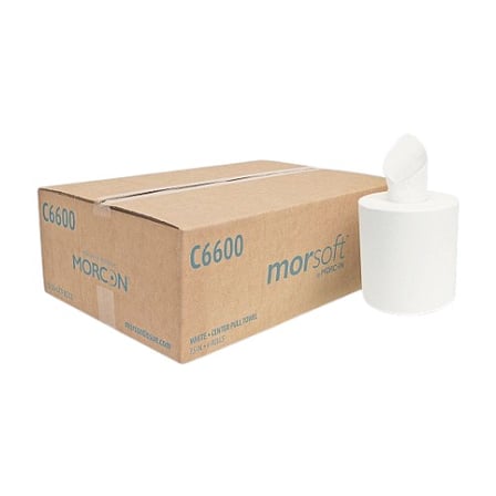 Case of Morcon Morsoft White CenterPull Roll Paper Towel, 2-Ply, 600 Sheets.jpg