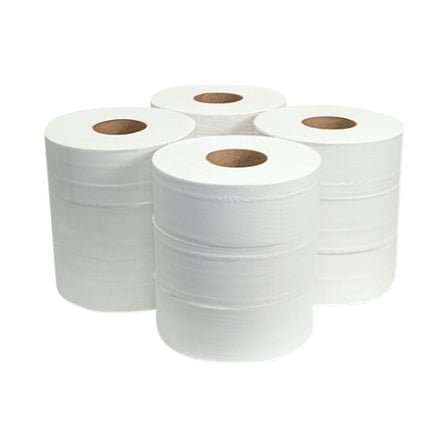 9 Pieces of Morcon Morsoft White Jumbo Toilet Paper Roll, 2-Ply, 1000 Feet Roll.jpg