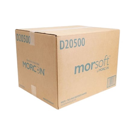 Case of Morcon Morsoft White Tall-Fold Dispenser Napkins, 1-Ply, 6 x 13 Inches.jpg
