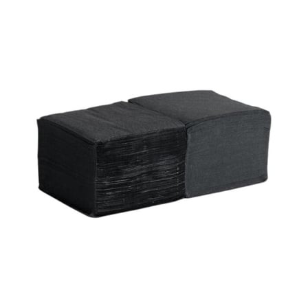 Packs of Morcon Valay 9 by 9 Inches Black Beverage Napkin, 2-Ply.jpg