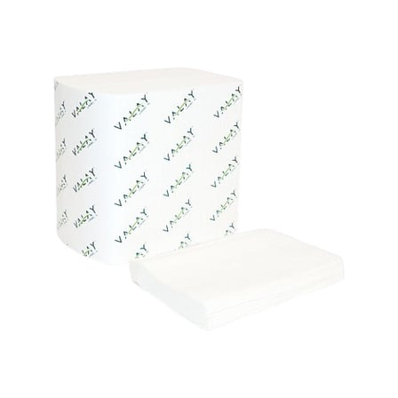 Pack of Morcon Valay White Interfolded Napkins, 1-Ply, 6 x 8 Inches.jpg