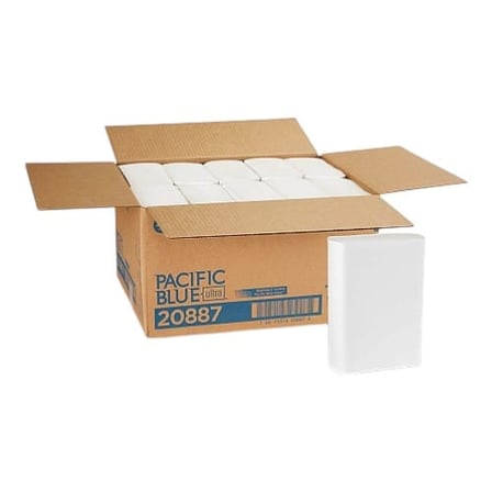 Case of Pacific Blue White Z-Fold Paper Towel, 1-Ply.jpg
