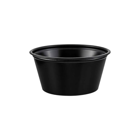 Solo Black PS Plastic Portion Cup, 2 ounces.jpg