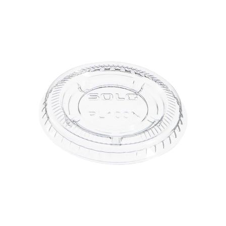 Solo 1 Ounce Clear PET Plastic Souffle Cup Lid.jpg