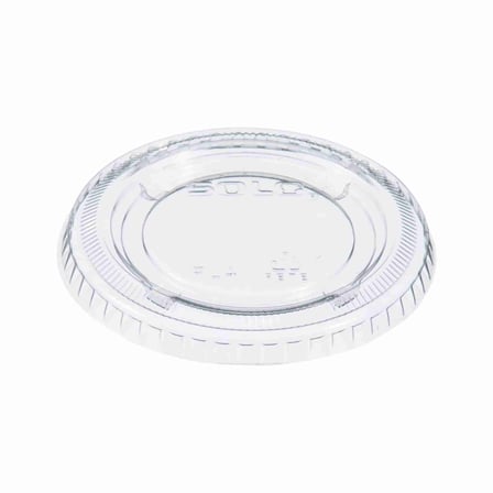 Solo 3.25 to 7 Ounce Clear PET Plastic Souffle Cup Lid.jpg