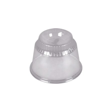 Solo Clear PET Plastic Sundae Cup Bottom Side, 8 Ounces.jpg