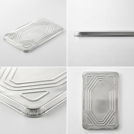 Full Size Standard-Duty Foil Steam Table Pan Lid - (50/Case) product image