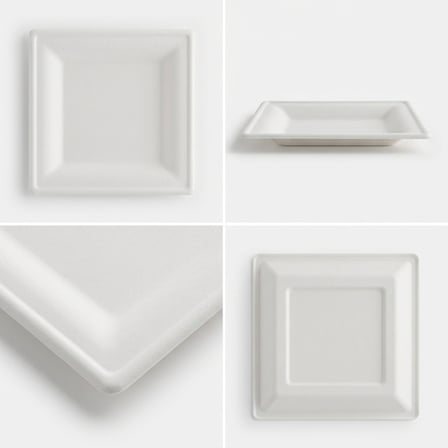 10 x 10 White Sugarcane Bagasse Square Plate..png