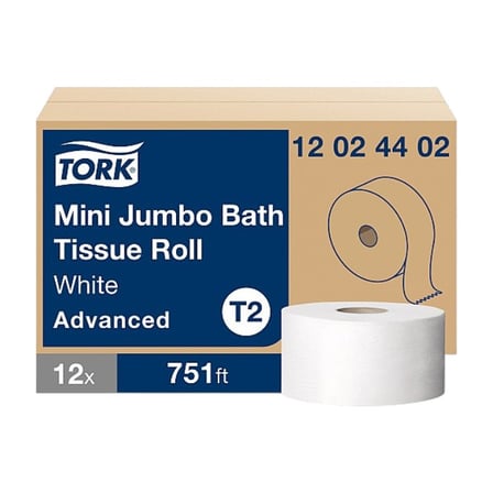 Case of Tork Advanced 751 Feet Mini Jumbo Toilet Paper Roll.jpg