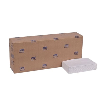 Pack of Tork Advanced White Dinner Napkins, 3 Ply, 17 by 16 Inches.jpg
