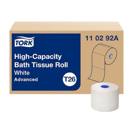 Case of Tork Advanced White High Capacity Toilet Paper Roll, T26, 2-Ply, 1000 Sheets.jpg