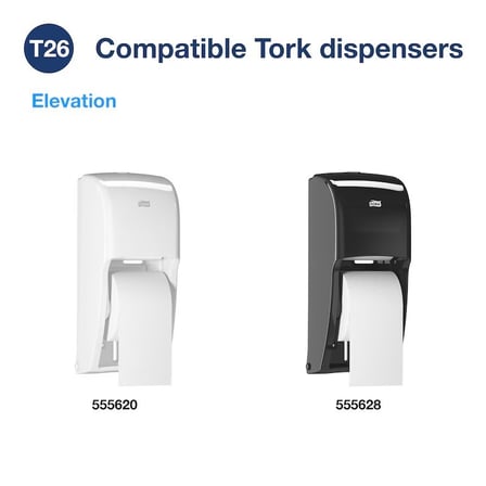 Tork Advanced White High Capacity Toilet Paper Roll for T26 System Dispensers.jpg