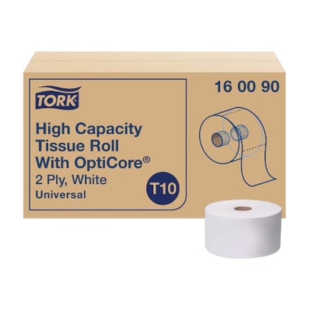 Case of Tork Universal OptiCore White High Capacity Toilet Paper Roll, T10, 2-Ply, 2000 Sheets.jpg