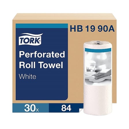 Case of Tork Universal White Perforated Kitchen Paper Towel Roll, 2-Ply, 11 x 9, 84 Sheets.jpg
