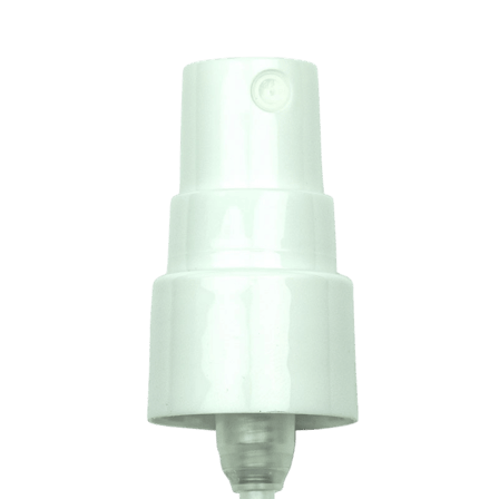 WHITE Fine Mist Sprayer Smooth Skirt 20-400 76MM Dip Tube(2000/case)