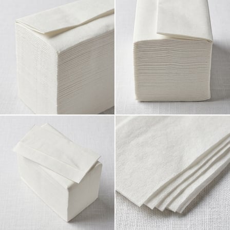 White Tall-Fold Dispenser Napkin 1Ply - (10000/Case) product image