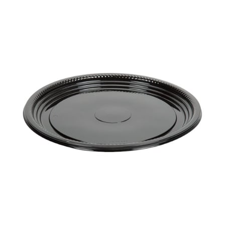 WNA Caterline Casuals 12 Black Round PET Plastic Catering Tray.jpg