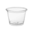1 oz Black Plastic Souffle Cup/Portion Cup
