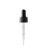 20-400 White Dropper With Rubber Bulb And Glass Pipette (Fits 2 oz)