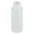 4oz HDPE Plastic Black Cylinder Bottle 24-410(550/case)