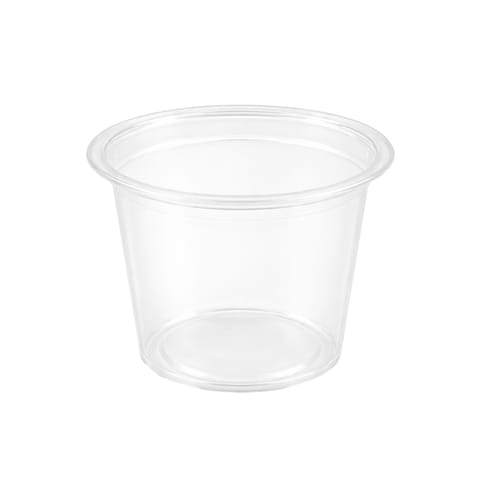 0.75 oz Clear PP Plastic Portion Cup - (2500/Case)