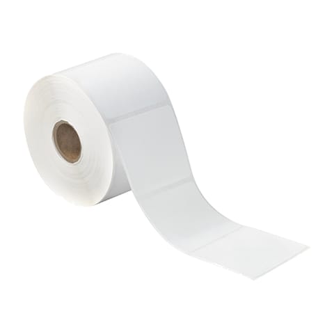 1 1/2 x 1 1/2" White Desktop Direct Thermal Labels