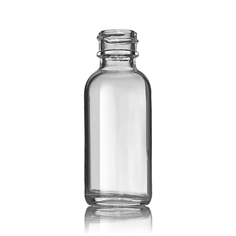 1 oz Boston Round Flint Glass 20-400