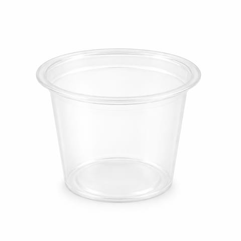 1 oz Clear PP Plastic Portion Cup - (2500/Case)