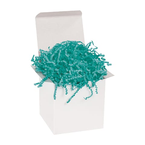 10 lb. Teal Crinkle Paper