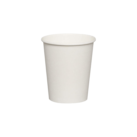 10 oz. White Paper Hot Cup - (1000/Case)