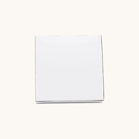 10" x 10" x 2"  White Clay-Coated Plain Pizza Box, Lock Corner - (100/Case) 7010