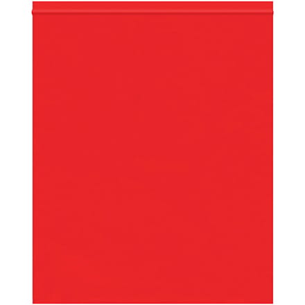 10 x 12" - 2 Mil Red Reclosable Poly Bags