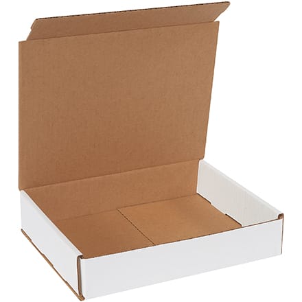 10 x 8 x 2" White Corrugated Mailers