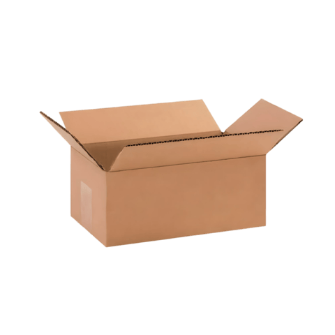 10" x 6" x 4" Corrugated Shipping Box – Kraft 32 ECT, Single Wall - (25/Bundle)