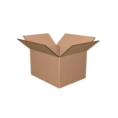 10" x 8" x 6" Corrugated Shipping Box – Kraft 32 ECT, Single Wall - (25/Bundle)