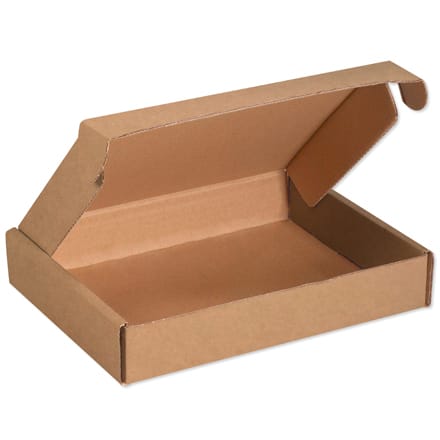 11 1/8 x 8 3/4 x 2" Kraft Deluxe Literature Mailers