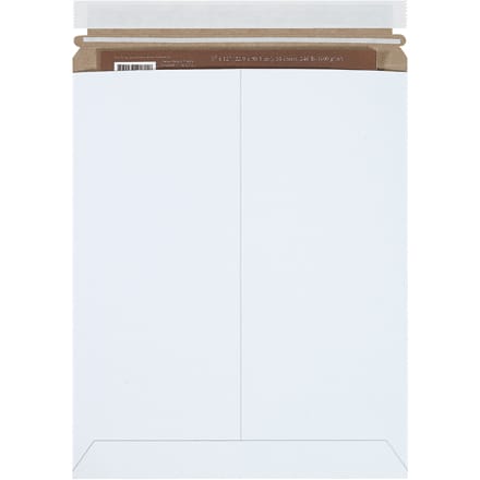 11 x 13 1/2" White Self-Seal Stayflats Plus® Mailers (25 Pack)