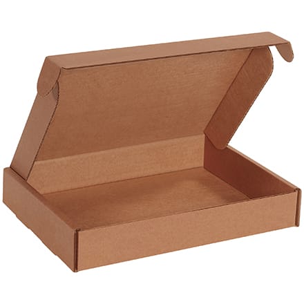 12 1/8 x 9 1/4 x 2" Kraft Deluxe Literature Mailers
