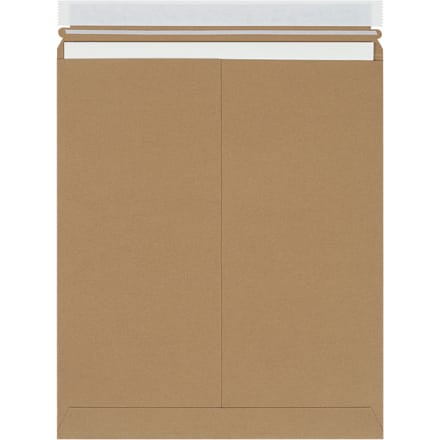 12 3/4 x 15" Kraft Self-Seal Stayflats Plus® Mailers
