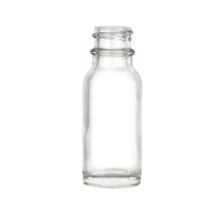 1/2 oz Boston Round  Flint Glass 18-400