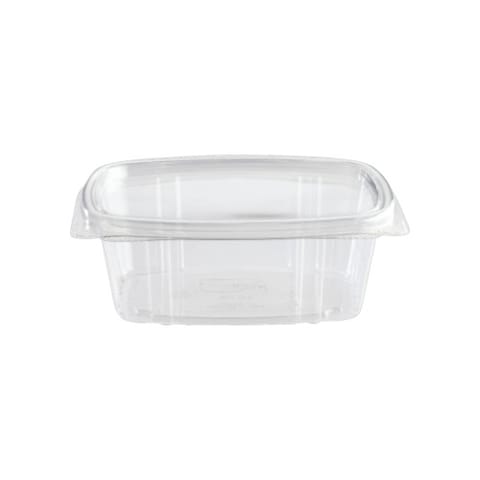 12 oz PET Plastic Hinged Deli Container - (200/Case)