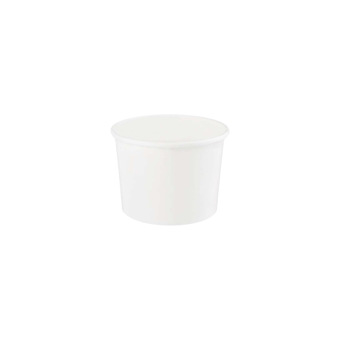 12 oz. White Paper Soup Cups​ - (500/Case)
