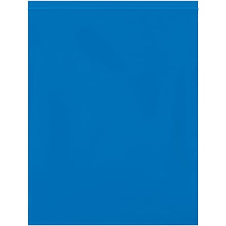12 x 15" - 2 Mil Blue Reclosable Poly Bags
