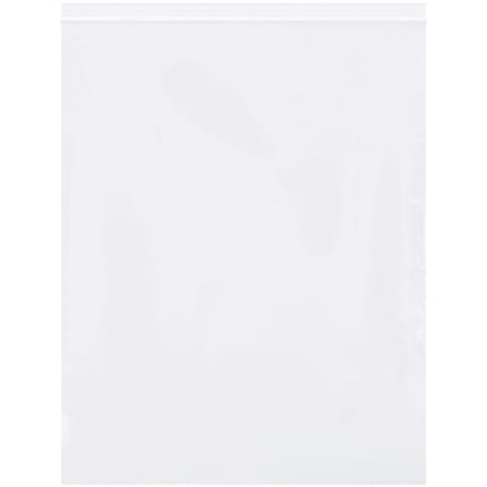 12 x 15" - 2 Mil White Reclosable Poly Bags
