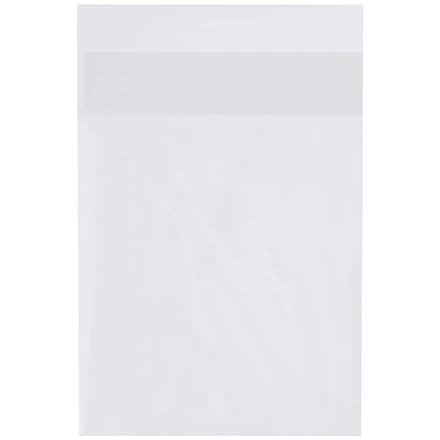 12 x 16" - 2 Mil Flap Lock Poly Bags