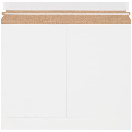 13 1/2 x 11" White Stayflats Lite® Mailers