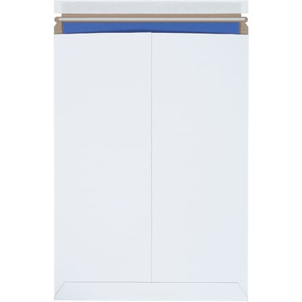 13 x 18" White Self-Seal Stayflats Plus® Mailers
