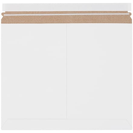 14 7/8 x 11 7/8" White Stayflats Lite® Mailers