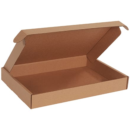 15 1/8 x 11 1/8 x 2" Kraft Deluxe Literature Mailers